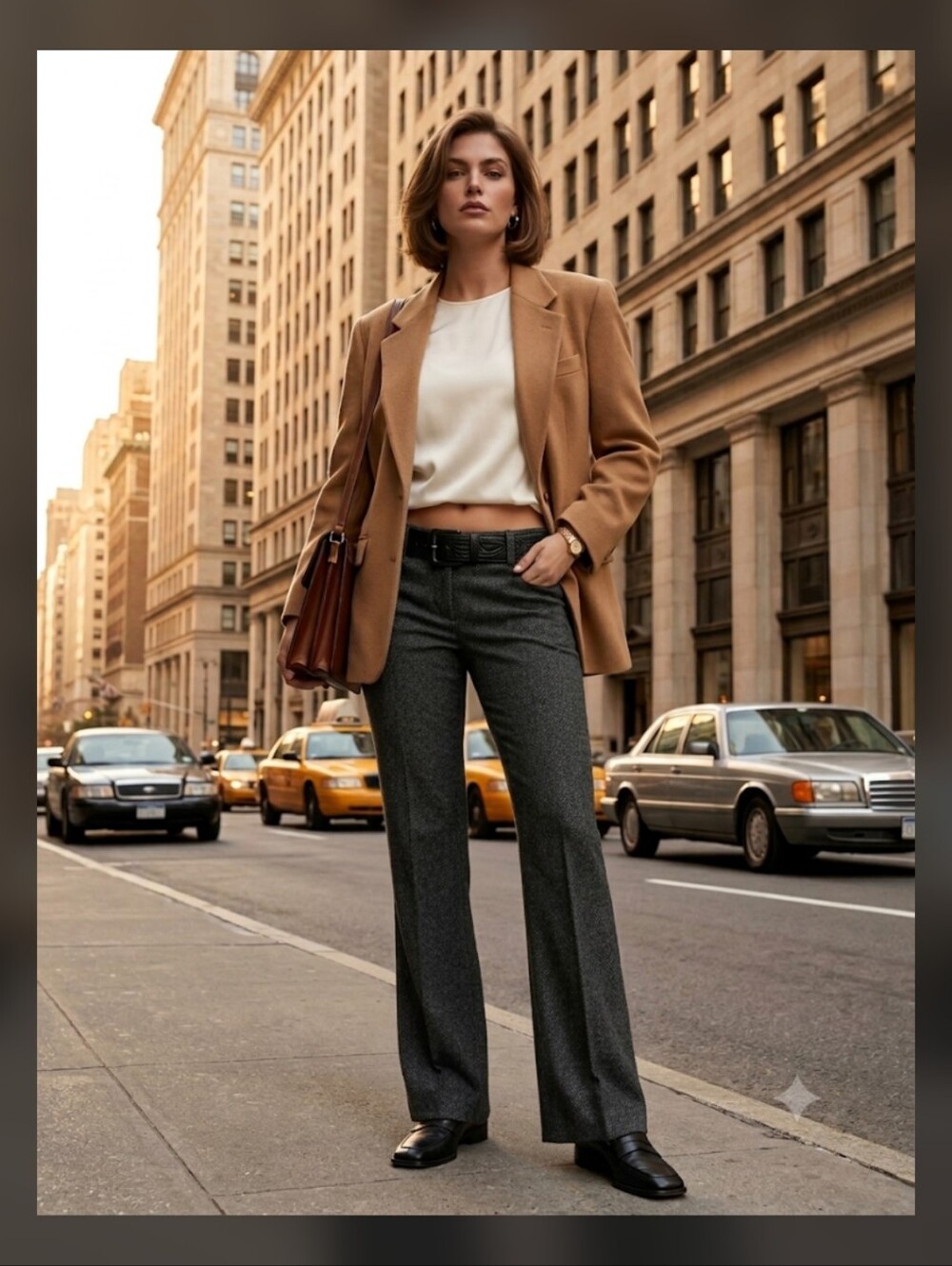 Theory Wool Blend Low Rise Bottcut Flare Dress Pants 2 Professional Corpcore